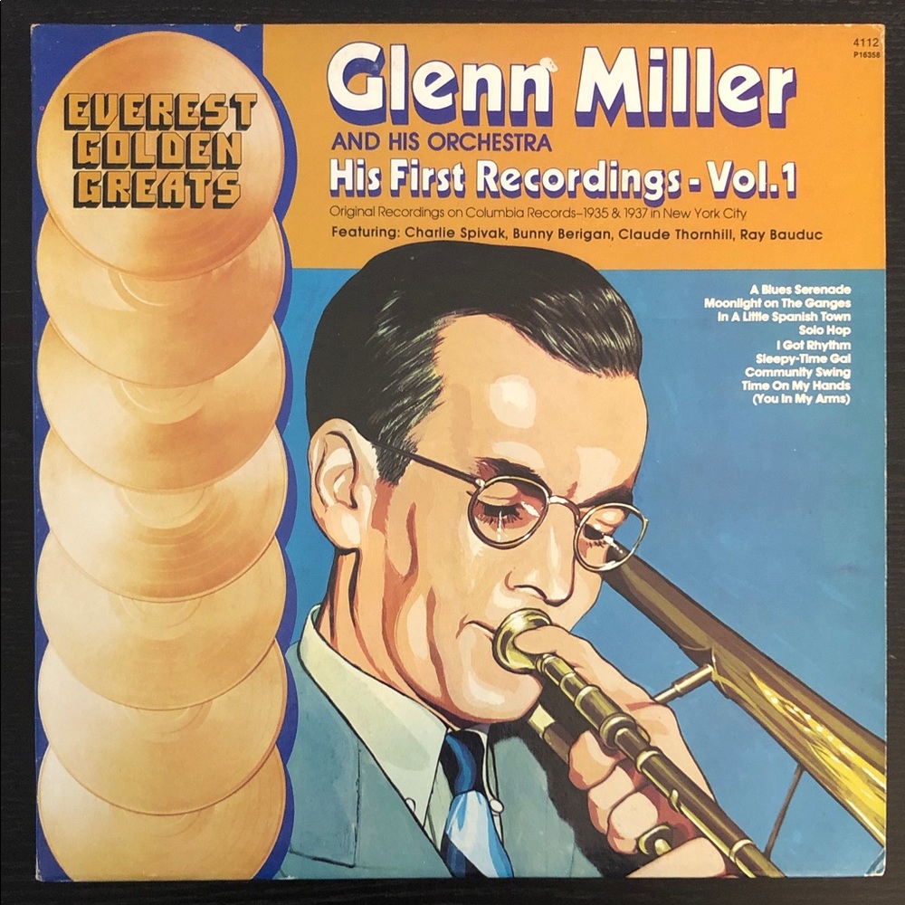 Glenn Miller His First Recordings Vol. 1 Vinyl Lp Record Album